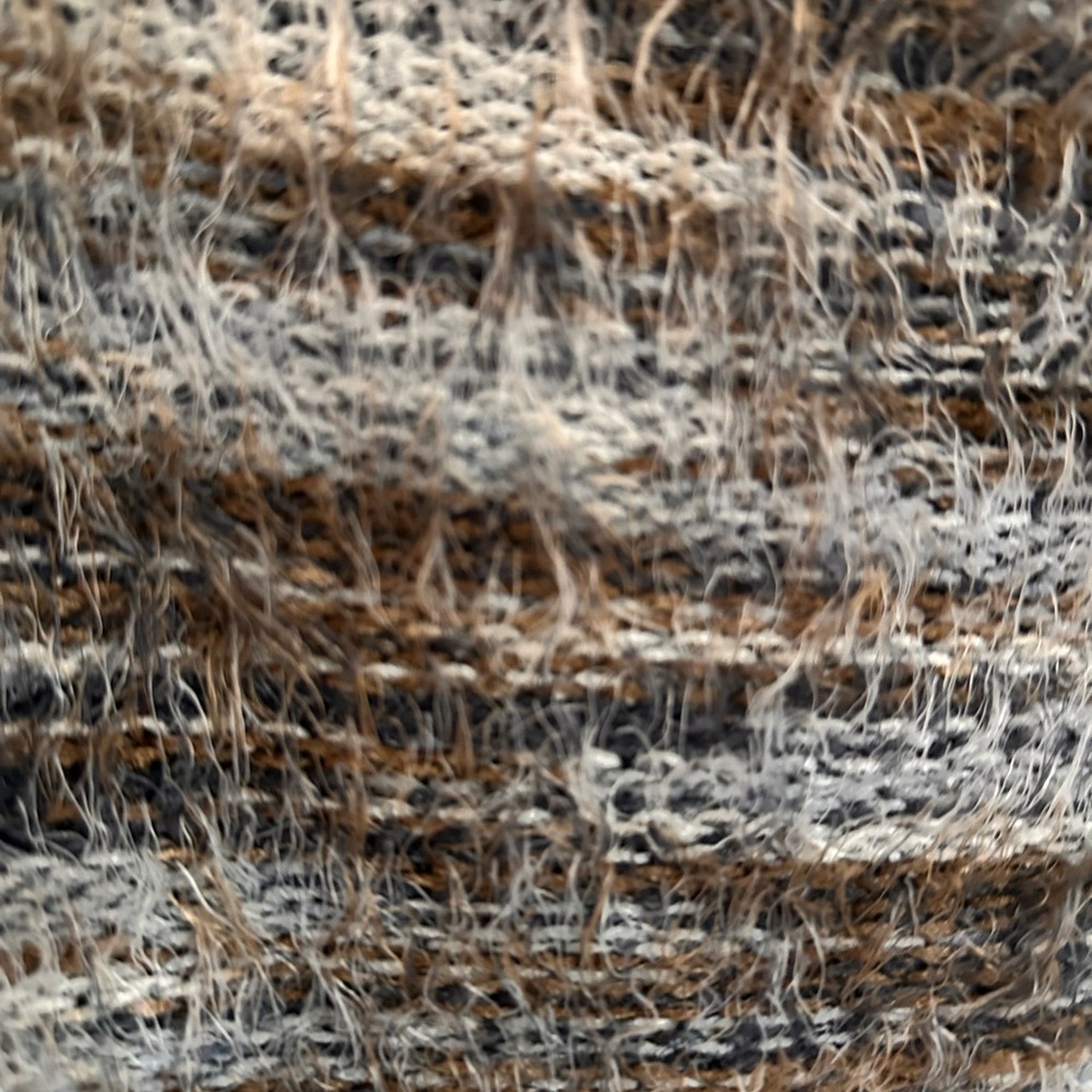 SHEIN Fuzzy Knit Chiqueas dress in Black and Gray - Picture 2 of 7